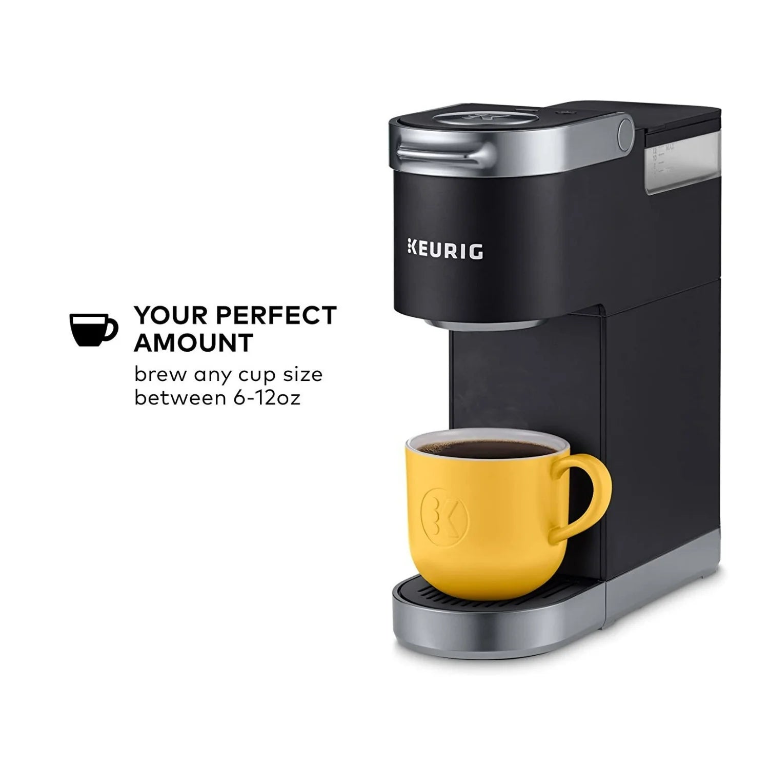 K-Mini plus Single Serve Coffee Maker (Black) with Accesories